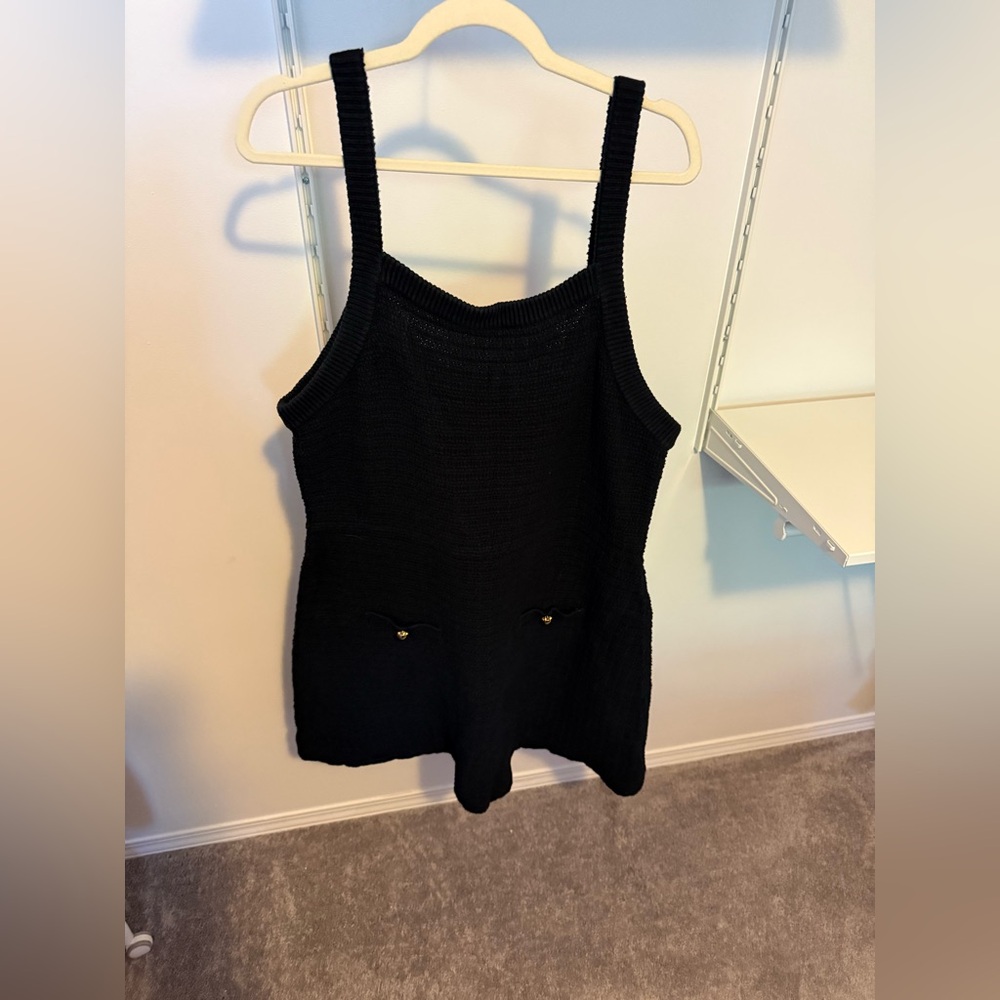 H&M women’s plus size 3X knitted Black dress (part of set)